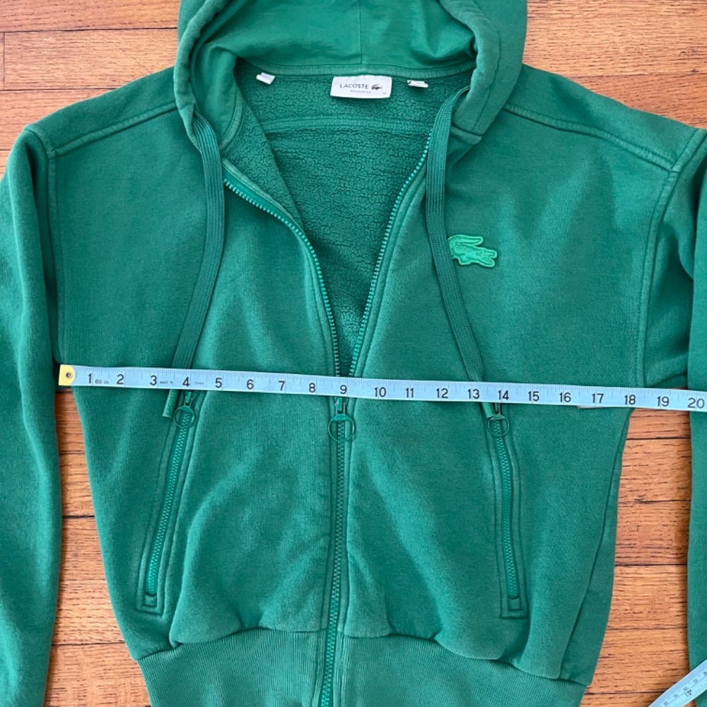 EUC - Lacoste Regular Fit Women's Tracksuit in Rocket Green Size 36 - Picture 8 of 16